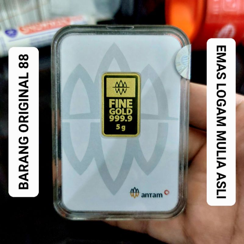 EMAS 5 GRAM LOGAM MULIA 999 EmasKITA ANTAM Hartadinata BullionProtect 5gr ASLI ORIGINAL BullionProte