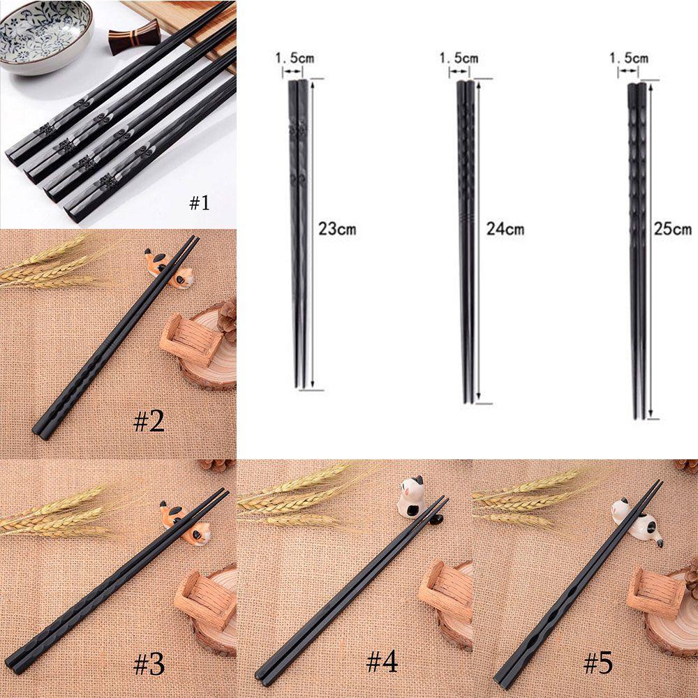 Populer 1pasang Sumpit Sushi Hadiah Dapur Portabel Non-slip