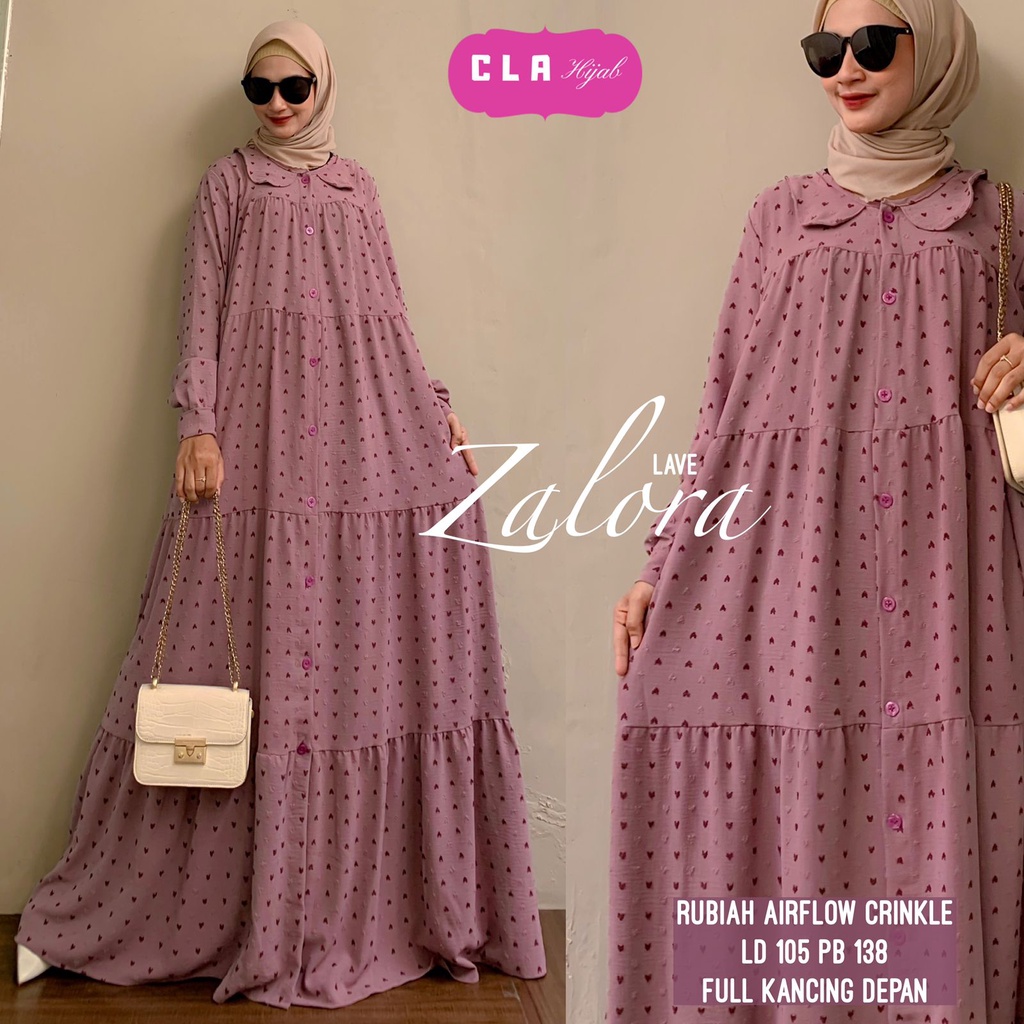 Zalora Lave Dress Gamis by Cla Hijab