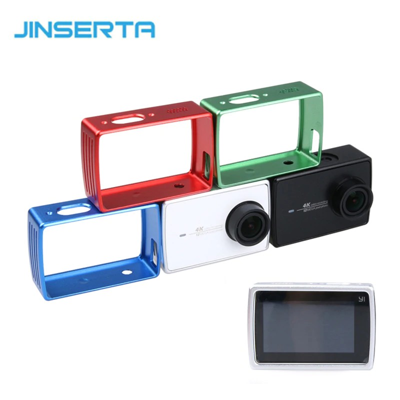 kamera Action Camera Accessories Protective Aluminum Frame For Xiaomi Yi 4K Camera Case Cover