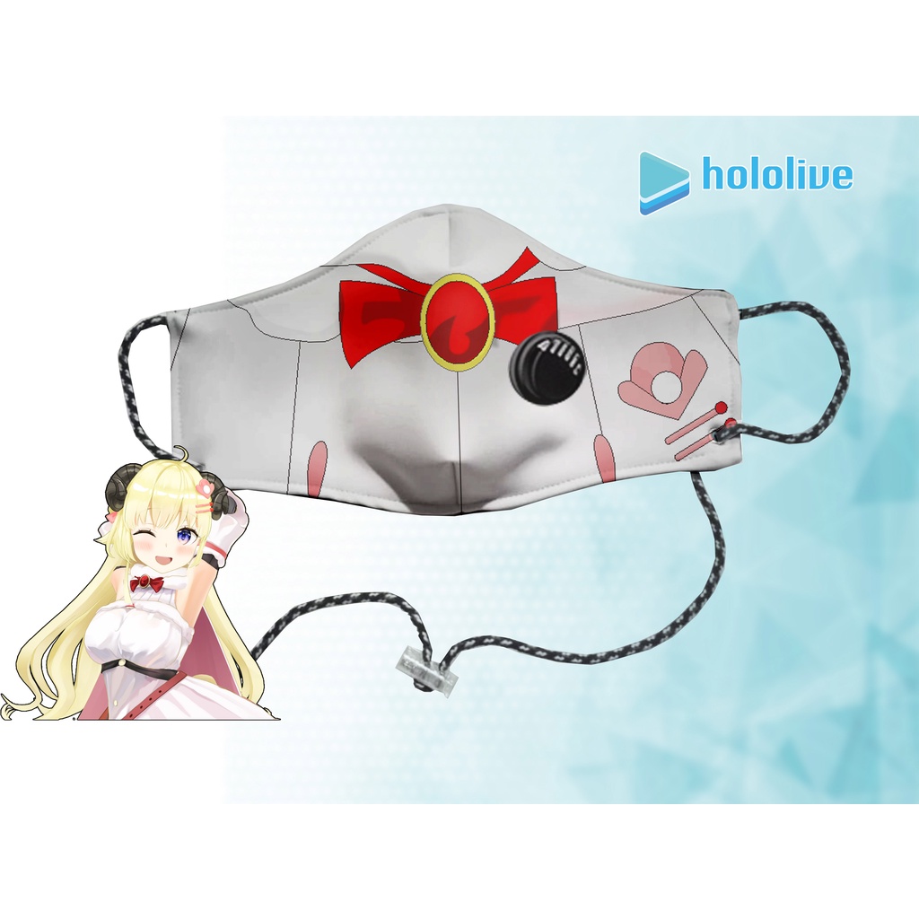 MASKER KAIN N95 2PLY - HOLOLIVE TSUNOMAKI WATAME