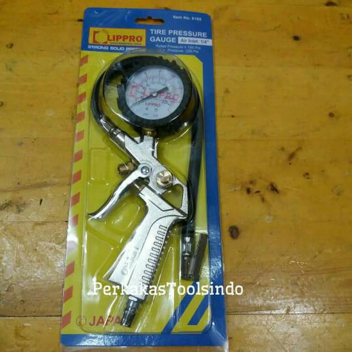 Tire Inflator LIPPRO  Pengisi dan Pengukur Angin Ban / pengisi angin ban
