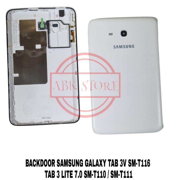 Tidak Diragukan.. TUTUP BELAKANG BACKDOOR BACK CASING HOUSING SAMSUNG TAB 3V SM-T116 / TAB 3 LITE 7.
