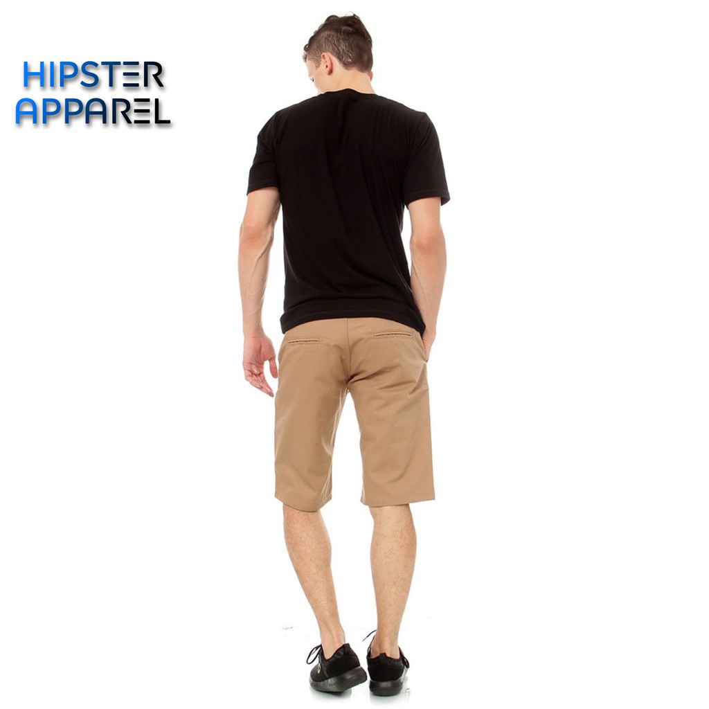 HIPSTER celana chino PENDEK pria warna mocca Shopee HIPSTER celana chino PENDEK pria warna mocca Shopee