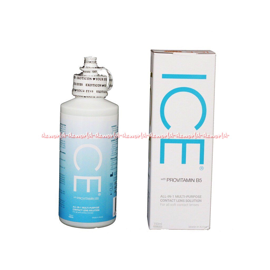 Ice Provitamin B5 Contact Lense Cairan 60ml Cairan Pembersih Softlen