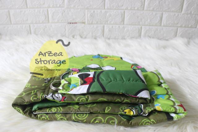 Gendongan bayi ring sling motif abemy