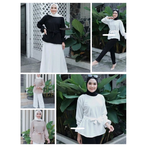 ADISTY BLOUSE//BLOUSE TALI//BLOUSE LENGAN PANJANG//