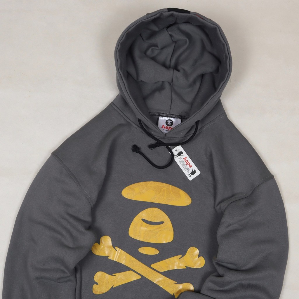 JAKET SWEATER HOODIE APE PLAT GOLD UNISEX PREMIUM QUALITY
