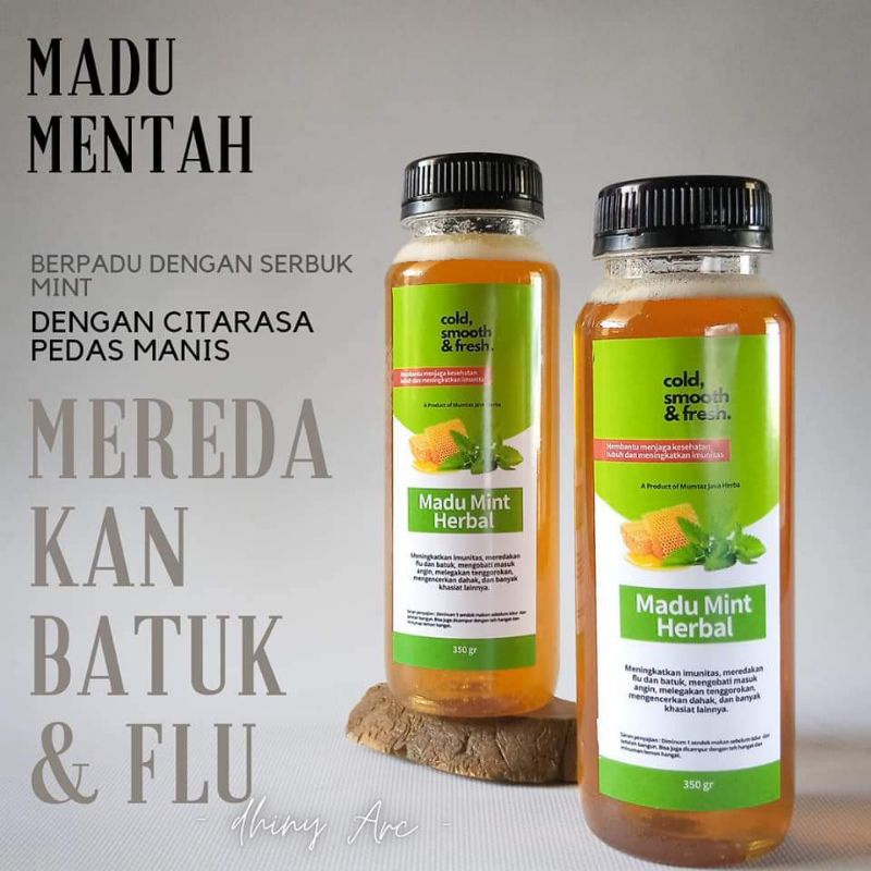 

MADU MINT HERBAL JAVA HILLS HONEY 350gram / MADU ASLI