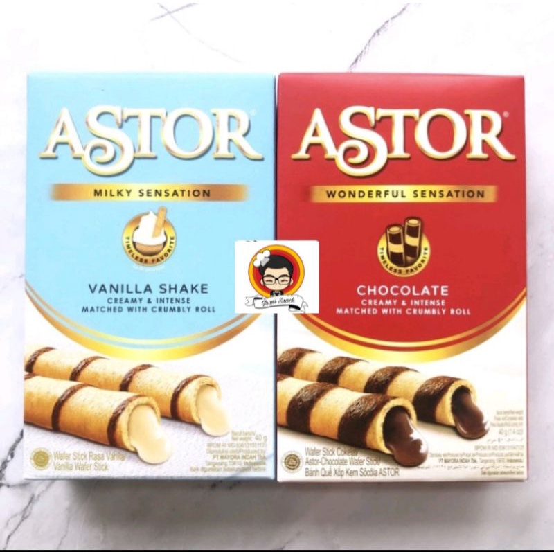 

Astor Wafer 40gr - wafer roll nikmat enak Murah Meriah - Vanilla