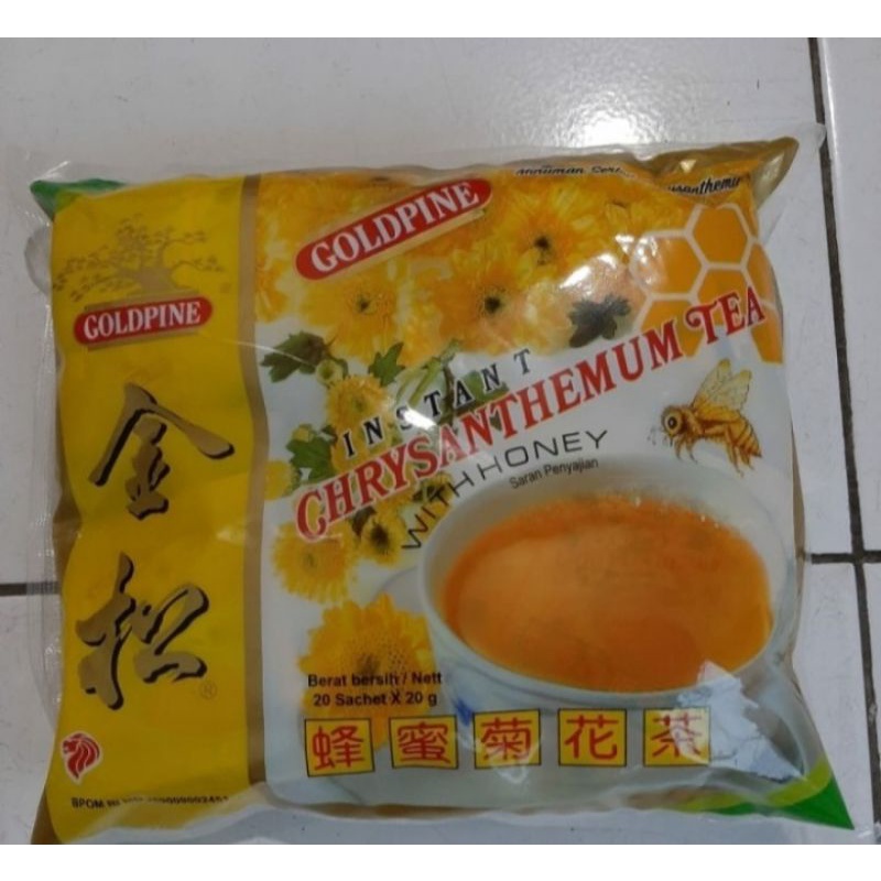 Teh Kembang Bunga Krisan/ Chrysanthemum/ Tea Instant Goldpine 20 Sachet
