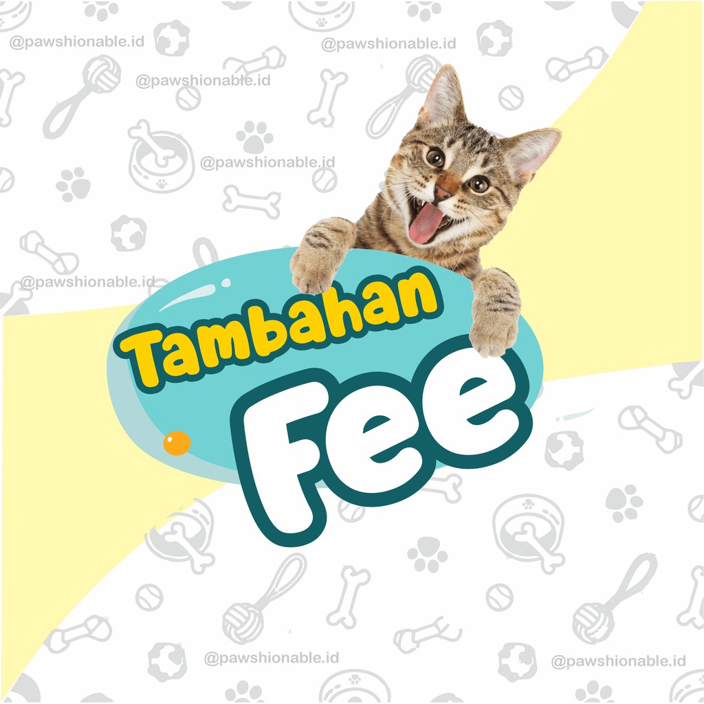 Fee Tambahan Untuk Nametag Anjing Kucing Custom