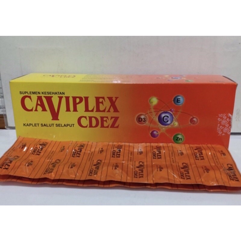 CAVIPLEX CDEZ Multivitamin mineral 1 strip/caviplex cdez tablet / caviplex cdez strip