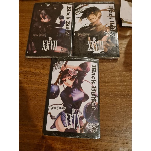 Komik Black Butler set vol 27-29 segel ori
