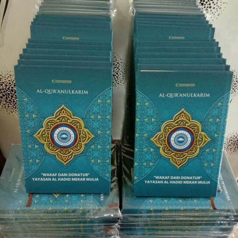 Alquran wakaf souvenir tahlil yasinan 40 harian 100 harian haul almarhum