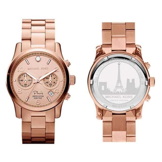 Promo  Terbaru  Jam Tangan Wanita Michael Kors MK5716 Paris Original Gold Authentix