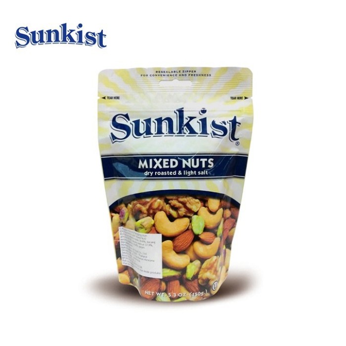 

Sunkist Dry Roasted & Light Salt Mix Nuts 150Gr