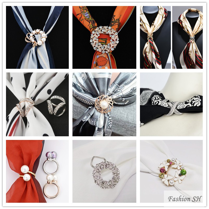 Bros Cincin Syal  Aksesoris Shawl Brooch Clip Koleksi2