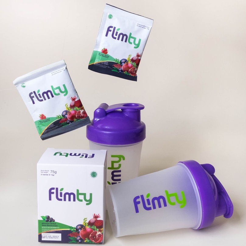 Botol Minum Shaker Flimty Flimeal - Kapasitas 400 mL ORIGINAL