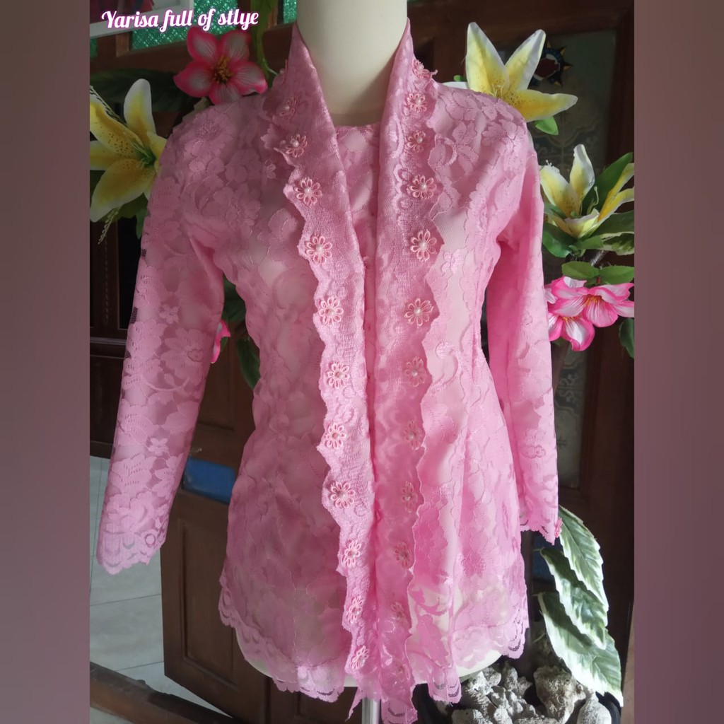 Kebaya kartini bunga mutiara