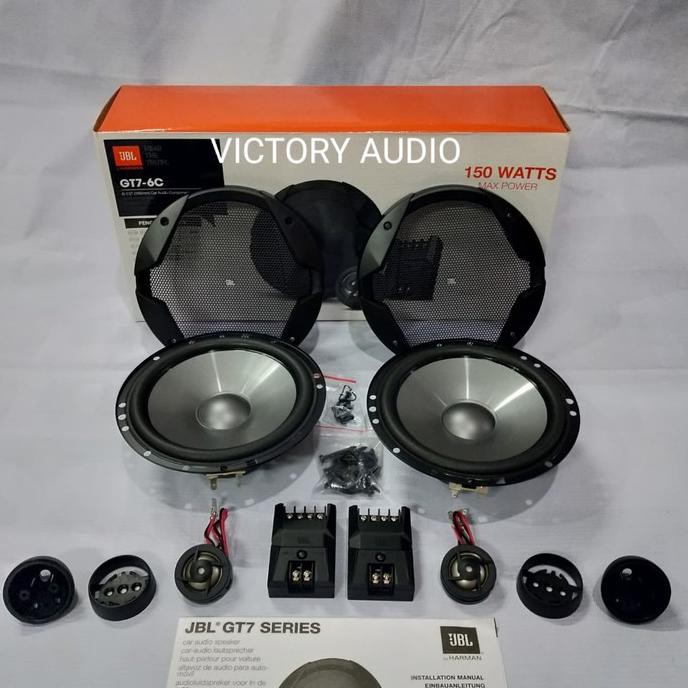 [[[BISA COD]] Speaker Split 2-Way JBL GT7-6C 6,5" Car Audio Component Speaker System Kode 1252