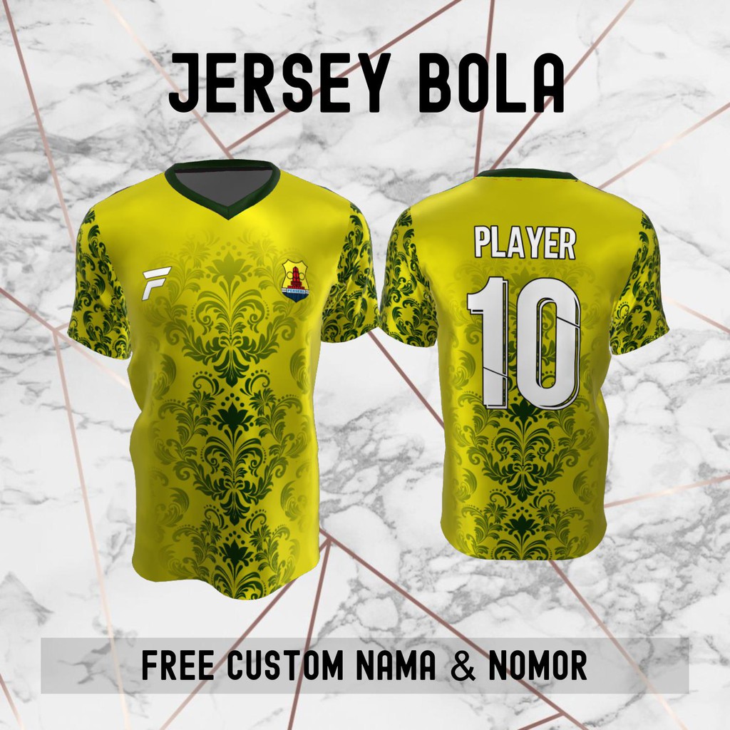 Jersey Batik Persema Malang Klub Bola Baju Kaos Custom Nama dan Nomor Punggung - 769