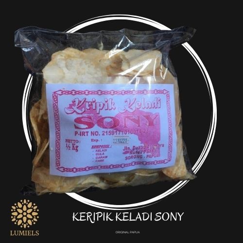 

keripik keladi papua 500 gram pedas manis enak murah Sony