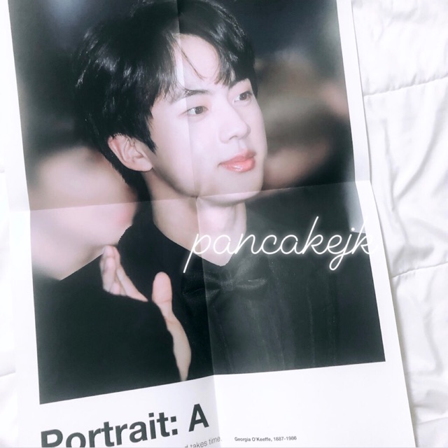 [ READY‼️ ] bts fansite goods jin portrait A poster A2