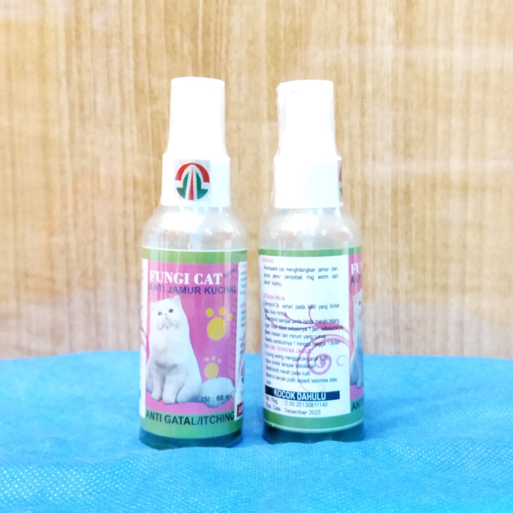 Fungi Cat Spray 60ml obat anti jamur kucing