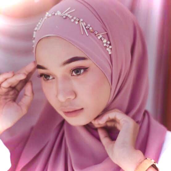 HIJAB/KERUDUNG/JILBAB BANDO PAYET SEGI EMPAT MEWAH