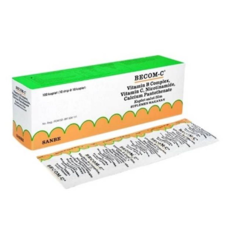 BECOM C (Multivitamin B complex + Vitamin C 500mg)