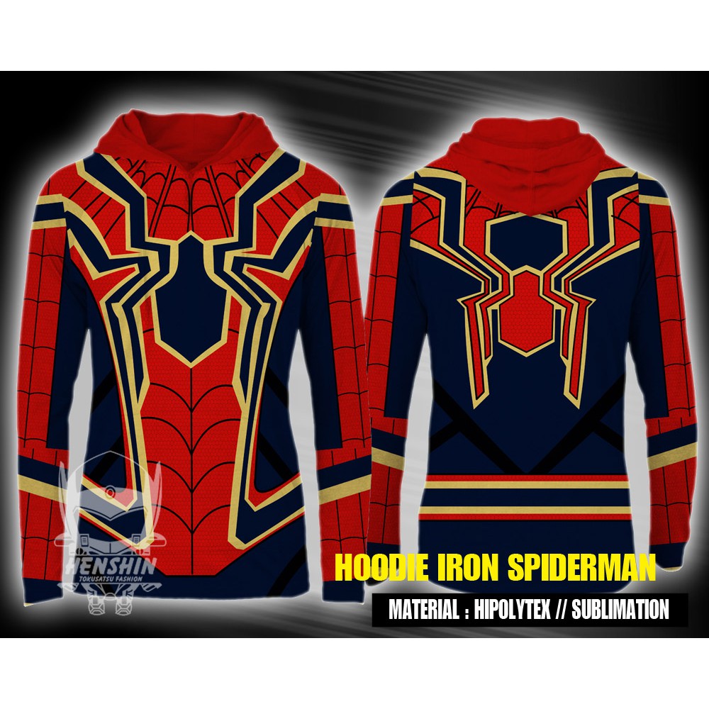 HOODIE FULL PRINT IRON SPIDERMAN