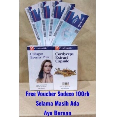 Paket Suplemen Kulit dan Pernapasan, Free Voucher Sodexo 100rb