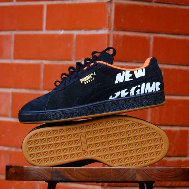 Sepatu puma suede new regime black