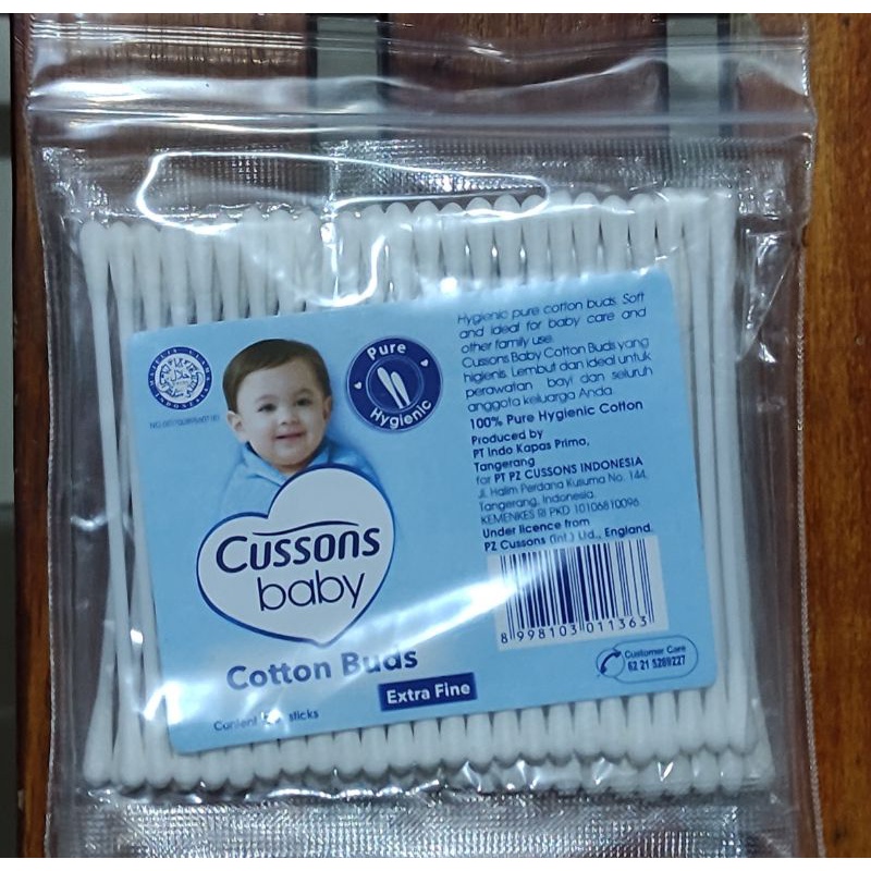 Cussons Baby Cotton Buds Extra Fine Isi 50 &amp; 100 / Reguler / Pembersih Telinga Anak  &amp; Dewasa