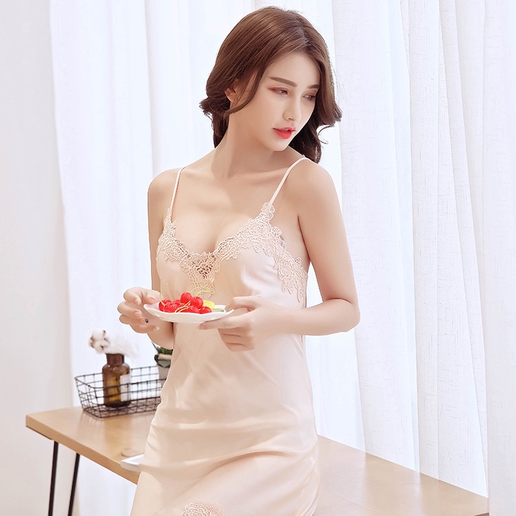 Victoria Lingerie Renda Baju Tidur Musim Panas Menggoda Lembut Impor 3071