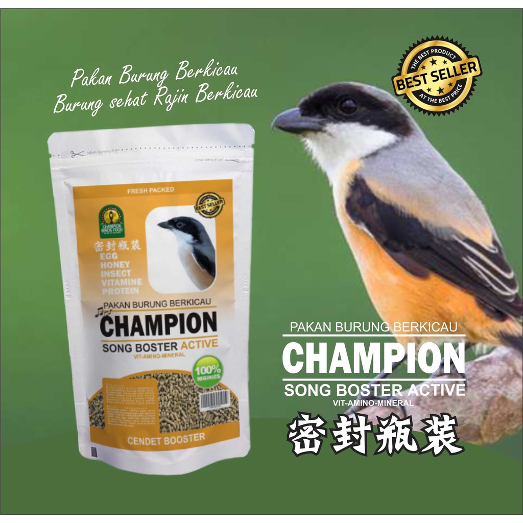 Pakan burung cendet kacer poci jalak dll extra booster bikin gacor