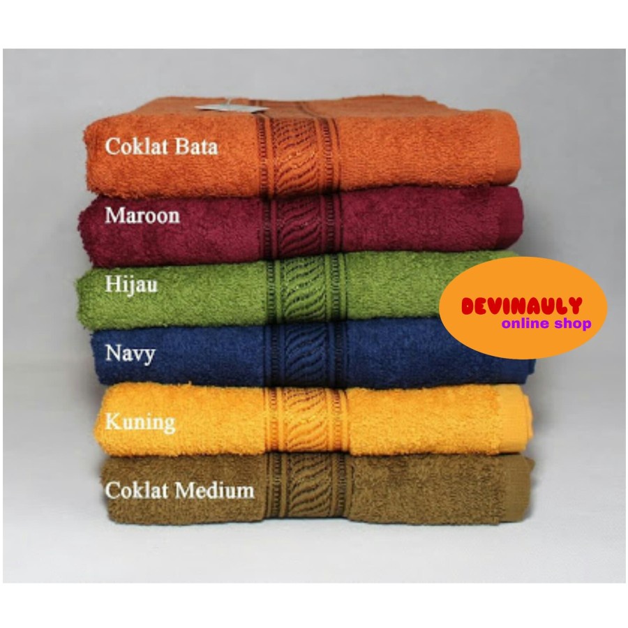 HANDUK MANDI SHAPELY UKURAN 135cm X 70cm HANDUK DEWASA