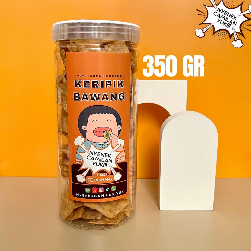 

BEST SELLER! KERIPIK BAWANG ASIN GURIH 350 gr