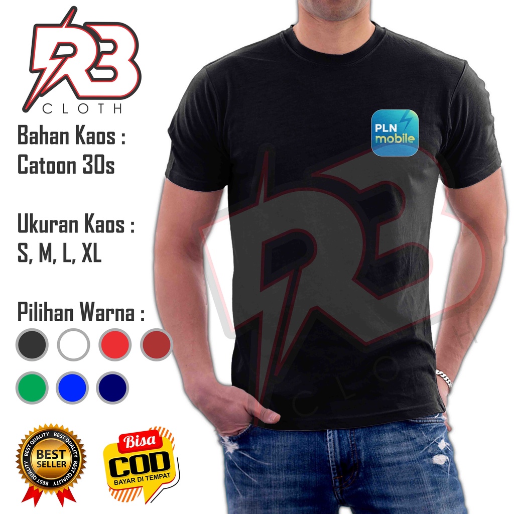 Kaos Baju PLN mobile Kaos Perusahaan