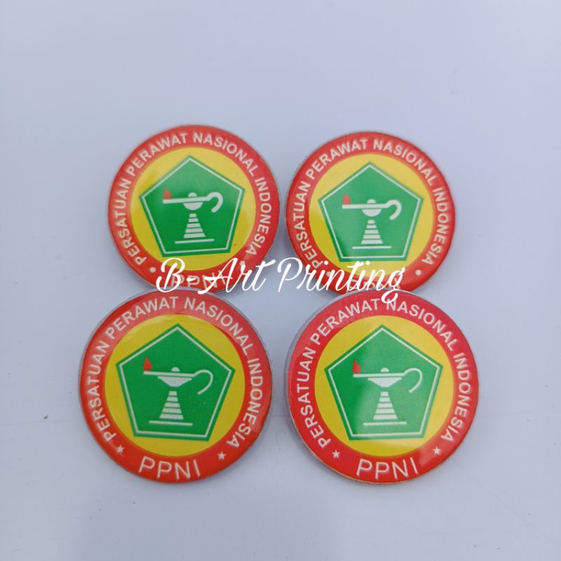 MURAH PIN PPNI BROS PIN PERSATUAN PERAWAT NASIONAL INDONESIA UKURAN 3CM AKRILIK MEWAH