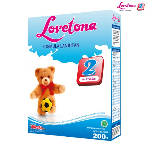 

Lovetona 2 200 Gram (Usia 6-12 Bulan)