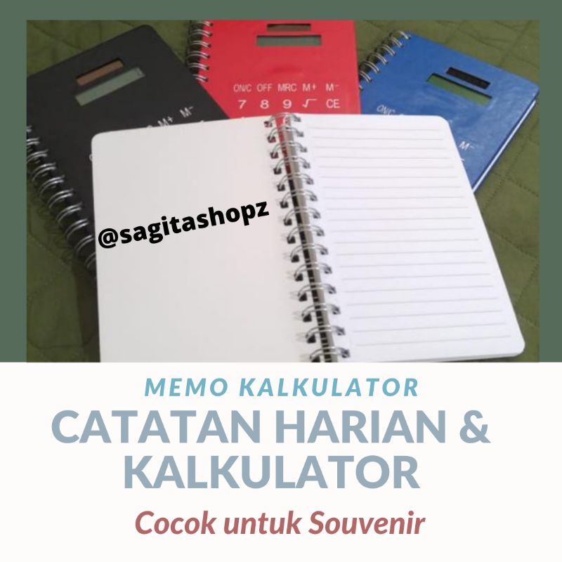 

BukuAgendaBahanKulitSintetisKalkulator,NotebookMemoCalkulator