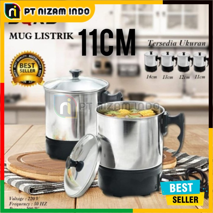 Mug Listrik Gelas Masak / Mug Listrik 4 Variasi Ukuran / Mug Elektrik Heating Cup Mug Listrik - RT-M