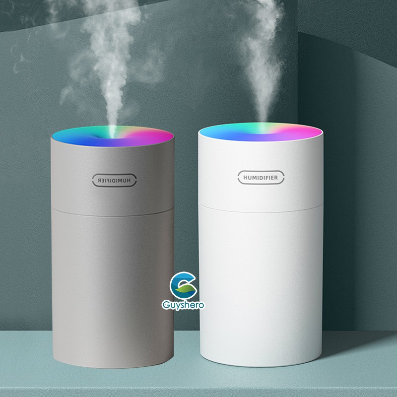 Humidifier Mini Air Purifiers Ultrasonic Atomizer Steamer Cool Mist Arom Diffuser for Aromatherapy in Home & Car with Rainbow LED Light-1