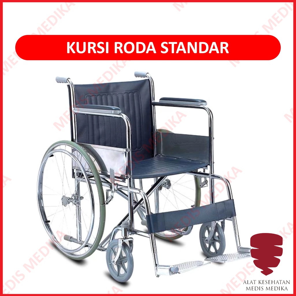 Kursi Roda Standar Alat Penunjang Gerak Sella GEA Onemed Wheel chair