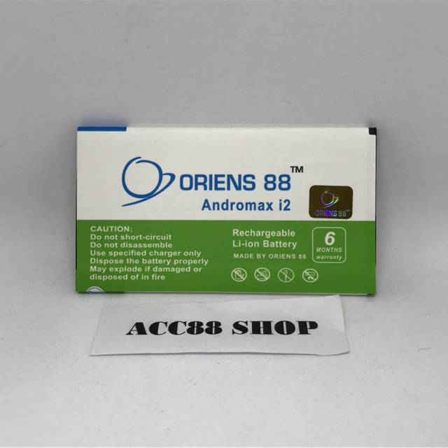 Baterai Batre Battery Double Power IC OR88/Oriens88 Andromax i2