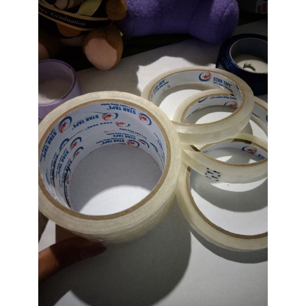 

solasi bening lakban bening 1/2 inch 50 yard