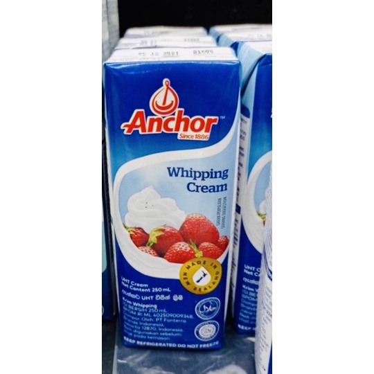 

ANCHOR Whipping Cream 250ml / 1Liter OJOL ONLY