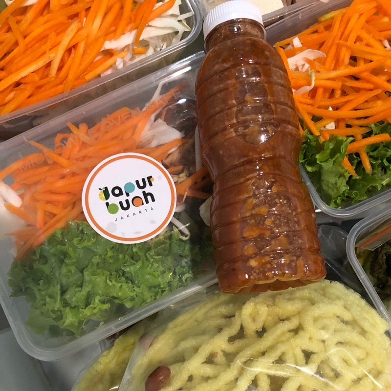 

tambahan kuah kacang asinan